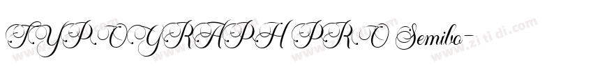 TYPOGRAPH PRO Semibo字体转换